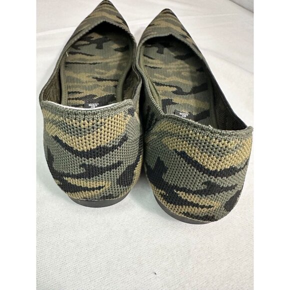 Steven by Steve Madden Camouflage Slip On Knit Flats Pointed Toe Rosy Size 7M - Picture 8 of 10